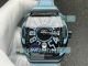 QQF Swiss Replica Franck Muller Vanguard Beach V41 Black Dial Baby Blue Strap Watch (2)_th.jpg